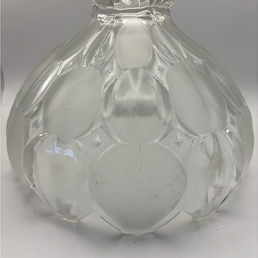 Vintage Crystal Elegant Clear Glass Decorative Bowl - Picture 8 of 8